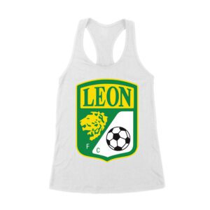 Leon Soccer T-Shirt Fierce Football Club Spirit Mexico Futbol Passion Women's Racerback Tank Top