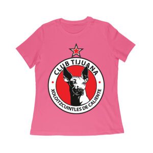 Tijuana Soccer T-Shirt Fierce Football Club Spirit Mexico Futbol Passion Women Relaxed