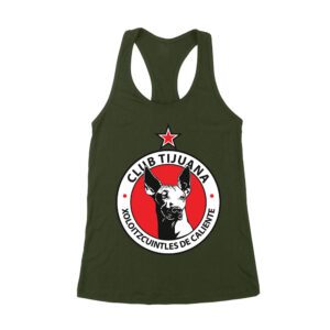 Tijuana Soccer T-Shirt Fierce Football Club Spirit Mexico Futbol Passion Women's Racerback Tank Top