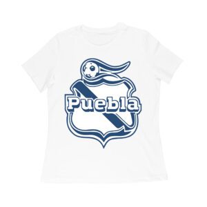 Puebla Soccer T-Shirt Fierce Football Club Spirit Mexico Futbol Passion Women Relaxed
