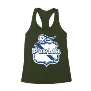 Puebla Soccer T-Shirt Fierce Football Club Spirit Mexico Futbol Passion Women's Racerback Tank Top