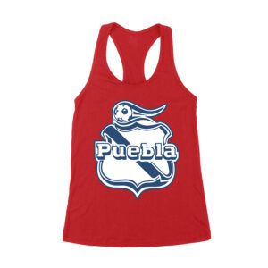 Puebla Soccer T-Shirt Fierce Football Club Spirit Mexico Futbol Passion Women's Racerback Tank Top