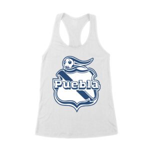 Puebla Soccer T-Shirt Fierce Football Club Spirit Mexico Futbol Passion Women's Racerback Tank Top