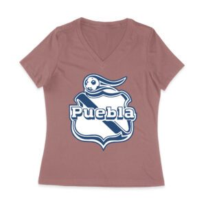 Puebla Soccer T-Shirt Fierce Football Club Spirit Mexico Futbol Passion Women Jersey V-Neck