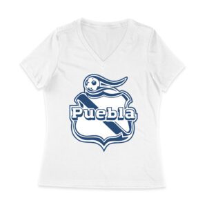 Puebla Soccer T-Shirt Fierce Football Club Spirit Mexico Futbol Passion Women Jersey V-Neck