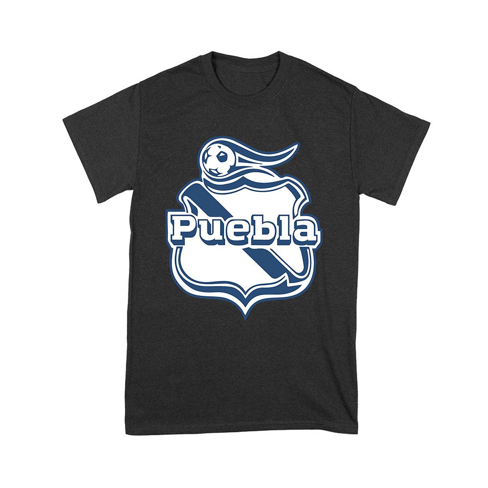 Soct-08_Y-Black.jpg Puebla Soccer T-Shirt Fierce Football Club Spirit Mexico Futbol Passion Unisex Youth – Viva Party