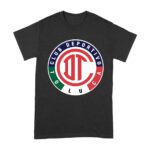 Toluca Soccer T-Shirt Fierce Football Club Spirit Mexico Futbol Passion Unisex Adult – Viva Party