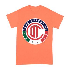 Toluca Soccer T-Shirt Fierce Football Club Spirit Mexico Futbol Passion Unisex Adult