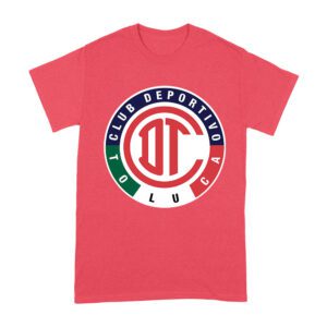Toluca Soccer T-Shirt Fierce Football Club Spirit Mexico Futbol Passion Unisex Adult