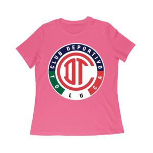 Toluca Soccer T-Shirt Fierce Football Club Spirit Mexico Futbol Passion Women Relaxed