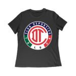 Toluca Soccer T-Shirt Fierce Football Club Spirit Mexico Futbol Passion Women Relaxed – Viva Party