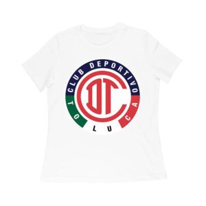 Toluca Soccer T-Shirt Fierce Football Club Spirit Mexico Futbol Passion Women Relaxed