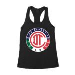 Toluca Soccer T-Shirt Fierce Football Club Spirit Mexico Futbol Passion Women's Racerback Tank Top – Viva Party