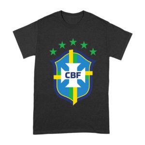 Brazil Football T-Shirt Bold Soccer Nation Pride South America Futbol Spirit Unisex Adult – Viva Party
