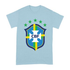 Brazil Football T-Shirt Bold Soccer Nation Pride South America Futbol Spirit Unisex Adult