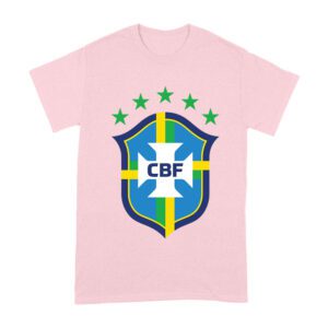 Brazil Football T-Shirt Bold Soccer Nation Pride South America Futbol Spirit Unisex Adult