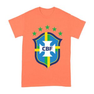 Brazil Football T-Shirt Bold Soccer Nation Pride South America Futbol Spirit Unisex Adult