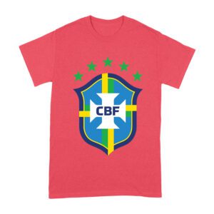 Brazil Football T-Shirt Bold Soccer Nation Pride South America Futbol Spirit Unisex Adult
