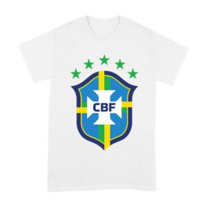 Brazil Football T-Shirt Bold Soccer Nation Pride South America Futbol Spirit Unisex Adult