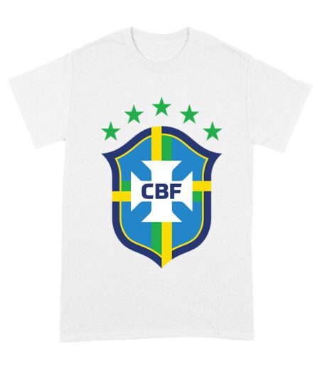 Brazil Football T-Shirt Bold Soccer Nation Pride South America Futbol Spirit Unisex Adult