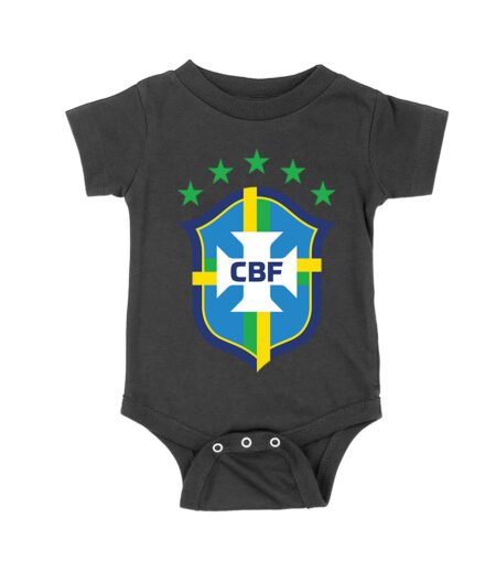 Brazil Football T-Shirt Bold Soccer Nation Pride South America Futbol Spirit Unisex Baby Jersey – Viva Party