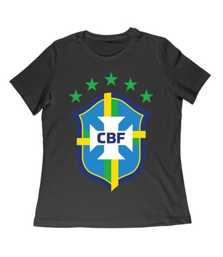 Brazil Football T-Shirt Bold Soccer Nation Pride South America Futbol Spirit Women Relaxed – Viva Party