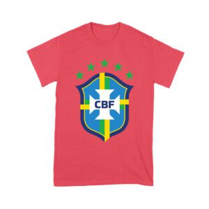 Brazil Football T-Shirt Bold Soccer Nation Pride South America Futbol Spirit Unisex Youth
