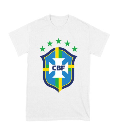 Brazil Football T-Shirt Bold Soccer Nation Pride South America Futbol Spirit Unisex Youth