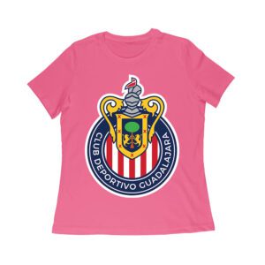 Guadalajara Soccer T-Shirt Fierce Football Club Spirit Mexico Futbol Passion Women Relaxed