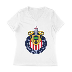Guadalajara Soccer T-Shirt Fierce Football Club Spirit Mexico Futbol Passion Women Jersey V-Neck