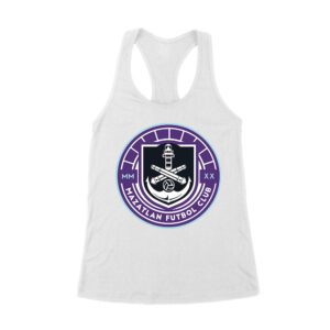 Bold Mazatlan Futbol Club MM XX Soccer T-Shirt ? Vintage Inspired Design for Fans, Premium Quality, Perfect for Game Day and Casual Wear Women's Racerback Tank Top