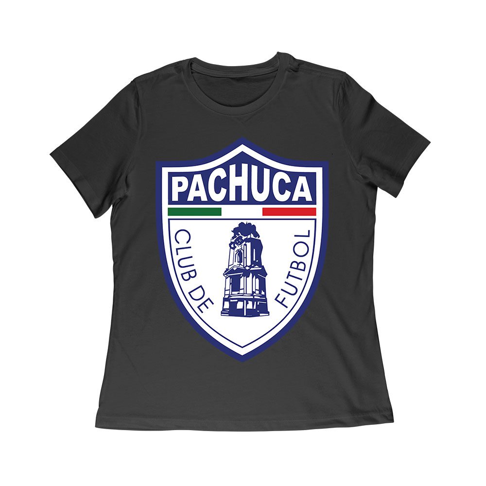 Soct-18_Wr-Black.jpg Pachuca Club De Futbol T-Shirt - Classic Soccer Design, Premium Quality, Perfect For Fans And Game Day Enthusiasts Women Relaxed – Viva Party
