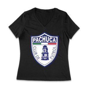 Pachuca Club de Futbol T-Shirt - Classic Soccer Design, Premium Quality, Perfect for Fans and Game Day Enthusiasts Women Jersey V-Neck – Viva Party