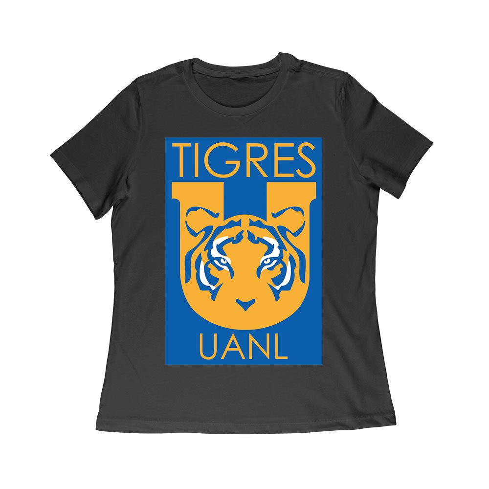 Soct-23_Wr-Black.jpg Tigers Uanl T-Shirt - Bold Soccer Design, Premium Quality, Perfect For Fans And Game Day Enthusiasts Women Relaxed – Viva Party