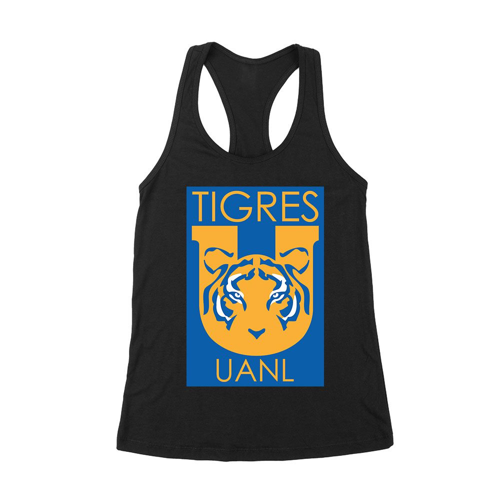 Soct-23_Wrtt-Black.jpg Tigers Uanl T-Shirt - Bold Soccer Design, Premium Quality, Perfect For Fans And Game Day Enthusiasts Women'S Racerback Tank Top – Viva Party