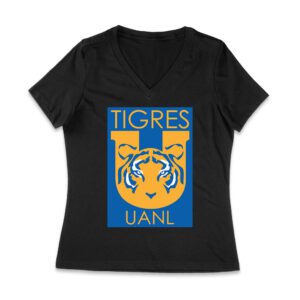 Tigers UANL T-Shirt - Bold Soccer Design, Premium Quality, Perfect for Fans and Game Day Enthusiasts Women Jersey V-Neck – Viva Party