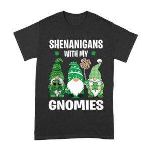 Funny St. Patrick's Day T-Shirt - Shenanigans With My Gnomies Clover Irish Luck Party Tee Unisex Adult – Viva Party
