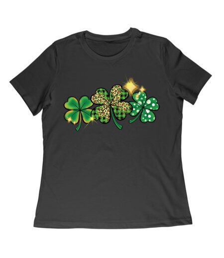 St. Patrick's Day Clover T-Shirt - Lucky Irish Shamrock Party Tee for Festive Celebrations Women Relaxed – Viva Party