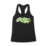 Lucky Clover Irish T-Shirt - Fun Shamrock Tee for St. Paddy's Celebration Women's Racerback Tank Top – Viva Party