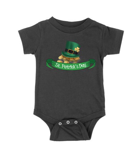 Leprechaun Hat and Gold T-Shirt - Lucky Irish St. Patrick's Day Celebration Tee Unisex Baby Jersey – Viva Party