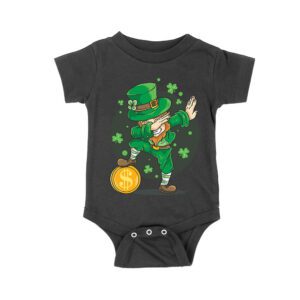 St. Patrick's Day Dabbing T-Shirt - Funny Irish Shamrock Dance Party Tee Unisex Baby Jersey – Viva Party