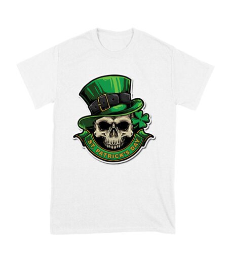 St. Patrick's Day Skull T-Shirt