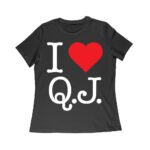 I Love Initials: I Heart (Love) Q.J. - Wear Your Feelings QJ T-Shirt Women Relaxed – Viva Party
