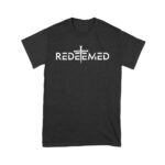 Redeemed Cross Nails Christian T-Shirt - Faith-Based Religious Apparel for Believers Unisex Youth – Viva Party