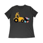 Easter Tractor Bunny T-Shirt - Cute Farm Easter Egg Hunting Tee for Kids & Farmers Women Relaxed – Viva Party