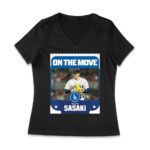 On the Move T-Shirt - Rising Star Pitcher Graphic Tee - Bold Baseball Fan Apparel - Game Day Must-Have - Perfect Gift for Sports Enthusiasts Women Jersey V-Neck – Viva Party