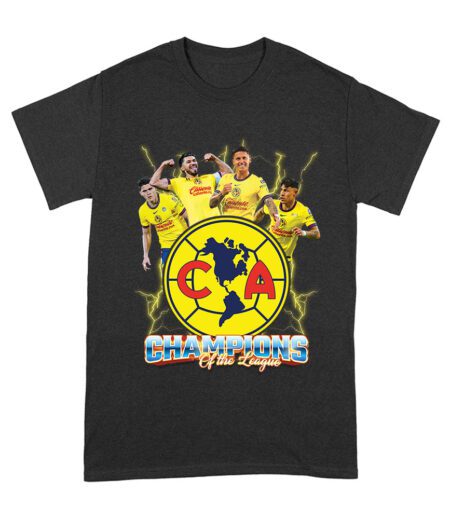 CA Champions of the League T-Shirt - Soccer Victory Fan Celebration Tee Unisex Adult – Viva Party