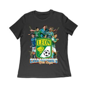 Leon Champion of the League T-Shirt - Soccer Victory Fan Celebration Tee Women Relaxed – Viva Party