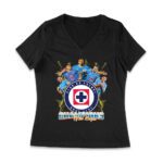 Champion of the League Soccer T-Shirt - Fan Victory Celebration Tee Women Jersey V-Neck – Viva Party