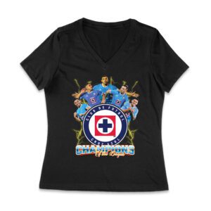 Champion of the League Soccer T-Shirt - Fan Victory Celebration Tee Women Jersey V-Neck – Viva Party